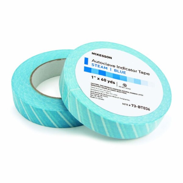 Mckesson Steam Indicator Tape, 1 Inch x 60 Yard, 18PK 73-BT36 - main